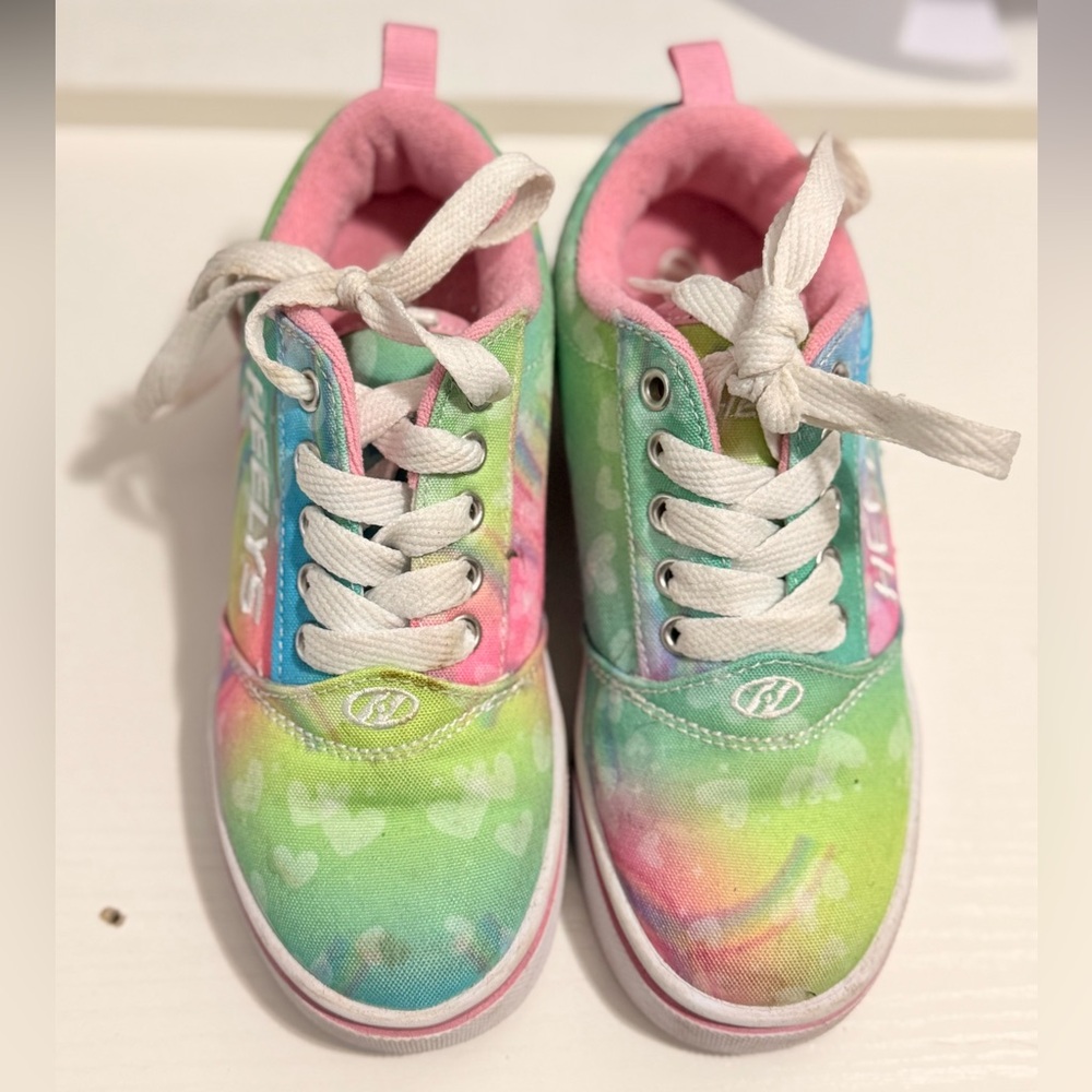 Heelys Pink and Green Artistic Sneakers